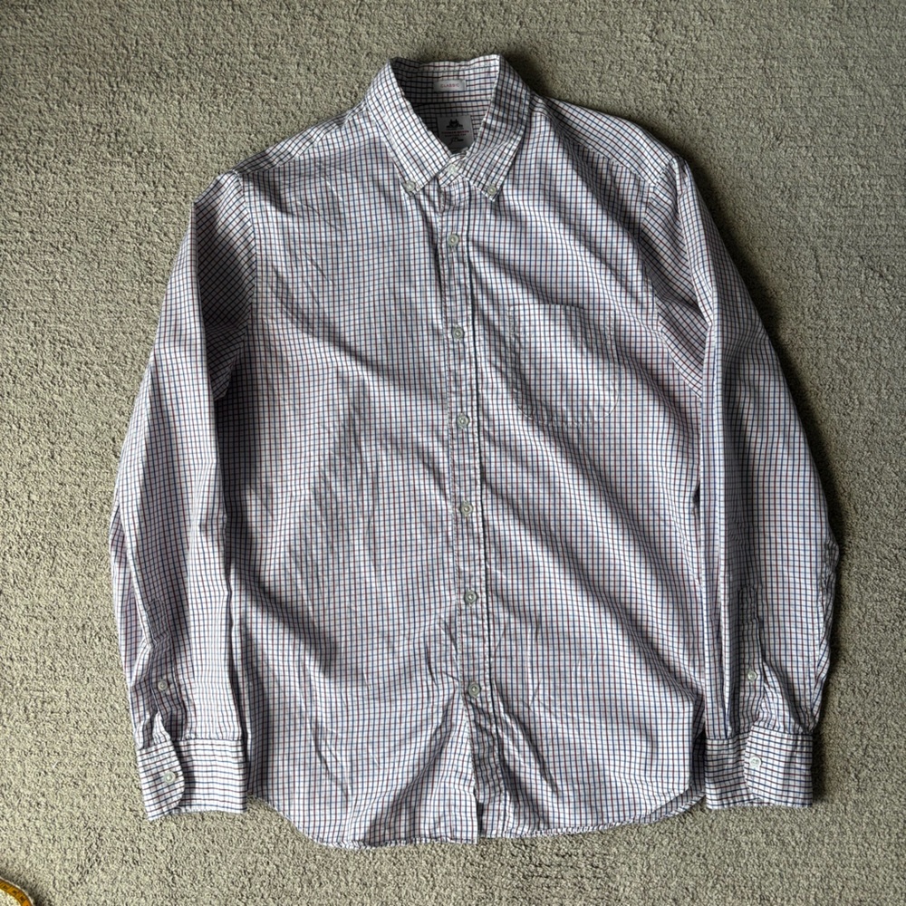 Thomas Mason for J. Crew Checkered Poplin Shirt